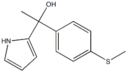1-METHYL-2-PYRROLYL-(4-METHYLTHIOPHENYL)METHANOL 结构式