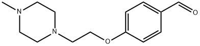4-[2-(4-甲基-1-哌嗪基)乙氧基]苯甲醛 结构式