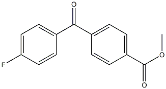 METHYL 4-(4-FLUOROBENZOYL)BENZOATE 结构式