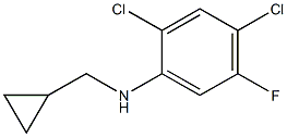 (1R)(2,4-DICHLORO-5-FLUOROPHENYL)CYCLOPROPYLMETHYLAMINE 结构式