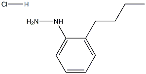 2-BUTYLPHENYLHYDRAZINE HYDROCHLORIDE 结构式