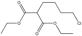 DIETHYL (4-CHLOROBUTYL)MALONATE 结构式