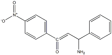 3-AMINO-1-(4-NITRO-PHENYL)-3-PHENYL-PROPENONE 结构式