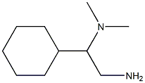 N-(2-AMINO-1-CYCLOHEXYLETHYL)-N,N-DIMETHYLAMINE 结构式