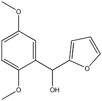 2,5-DIMETHOXYPHENYL-(2-FURYL)METHANOL 结构式