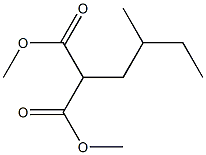 DIMETHYL 2-(2-METHYLBUTYL)MALONATE 结构式