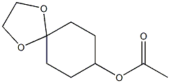 ACETIC ACID 1,4-DIOXA-SPIRO[4.5]DEC-8-YL ESTER 结构式