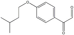 [4-(3-METHYL-BUTOXY)-PHENYL]-OXO-ACETALDEHYDE 结构式