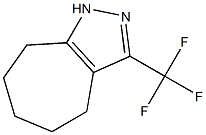 3-TRIFLUOROMETHYL-4,5-(PENTAMETHYLENE)PYRAZOLE 结构式