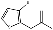 3-(3-BROMO-2-THIENYL)-2-METHYL-1-PROPENE 结构式