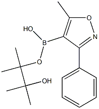 5-METHYL-3-PHENYL-ISOXAZOLE-4-BORONIC ACID PINACOL ESTER 结构式