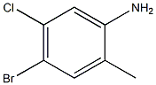 4-Bromo-5-chloro-2-methylaniline 结构式