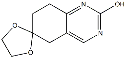 7,8-DIHYDRO-2-HYDROXY-6(5H)-QUINAZOLINONE ETHYLENE KETAL 结构式