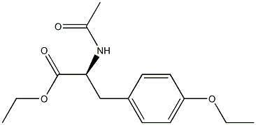 Ac-DL-Phe(4-OEt)-OEt 结构式