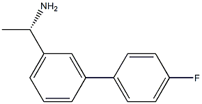 (1S)-1-[3-(4-FLUOROPHENYL)PHENYL]ETHYLAMINE 结构式