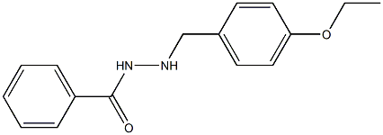 N'-(4-ETHOXYBENZYL)BENZOHYDRAZIDE 结构式