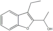 1-(3-Ethyl-1-benzofuran-2-yl)ethanol 结构式