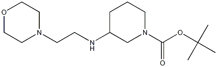 1-Boc-3-(2-morpholin-4-ylethylamino)-piperidine 结构式