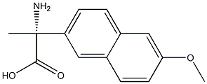 (2R)-2-AMINO-2-(6-METHOXY(2-NAPHTHYL))PROPANOIC ACID 结构式