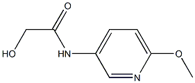 2-Hydroxy-N-(6-methoxypyridin-3-yl)acetamide 结构式