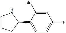 (2R)-2-(2-BROMO-4-FLUOROPHENYL)PYRROLIDINE