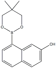 8-(5,5-DIMETHYL-1,3,2-DIOXABORINAN-2-YL)-2-NAPHTHOL 结构式