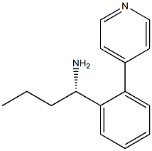 (1S)-1-(2-(4-PYRIDYL)PHENYL)BUTYLAMINE 结构式