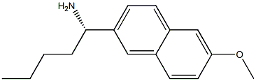 (1S)-1-(6-METHOXY(2-NAPHTHYL))PENTYLAMINE 结构式