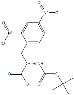 Boc-D-2,4-dinitrophe 结构式