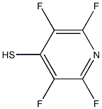4-MERCAPTO-2,3,5,6-TETRAFLUOROPYRIDINE 结构式