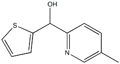 5-METHYL-2-THIENYL-(2-PYRIDYL)METHANOL 结构式