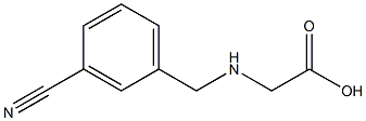 (3-氰基苄基)甘氨酸 结构式