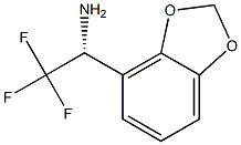 1-(2H-BENZO[D]1,3-DIOXOLEN-4-YL)(1R)-2,2,2-TRIFLUOROETHYLAMINE 结构式