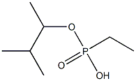 1,2-DIMETHYLPROPYL HYDROGEN ETHYLPHOSPHONATE 结构式