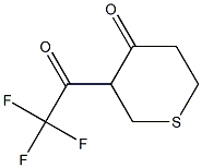 3-(TRIFLUOROACETYL)TETRAHYDROTHIOPYRAN-4-ONE 结构式