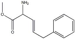 2-AMINO-5-PHENYLPENT-3-ENOIC ACID METHYL ESTER 结构式