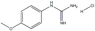 N-(4-METHOXY-PHENYL)-GUANIDINE HYDROCHLORIDE 结构式