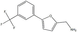 (5-[3-(TRIFLUOROMETHYL)PHENYL]-2-FURYL)METHYLAMINE 结构式