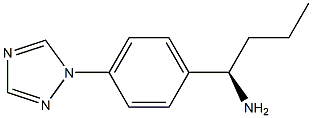 (1R)-1-(4-(1,2,4-TRIAZOLYL)PHENYL)BUTYLAMINE 结构式