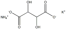 酒石酸銨鉀 结构式