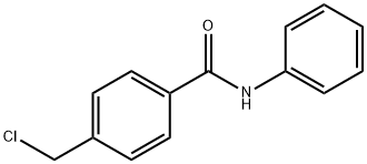 4-氯甲基-N-苯基苯甲酰胺 结构式