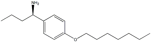 (1R)-1-(4-HEPTYLOXYPHENYL)BUTYLAMINE 结构式
