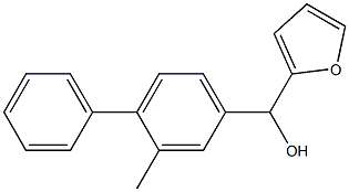 2-FURYL-[(3-METHYL-4-PHENYL)PHENYL]METHANOL 结构式