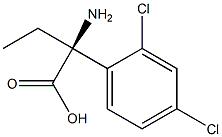 (2S)-2-AMINO-2-(2,4-DICHLOROPHENYL)BUTANOIC ACID 结构式