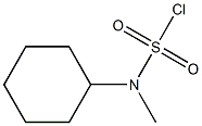 CYCLOHEXYL(METHYL)SULFAMOYL CHLORIDE 结构式