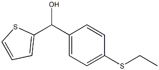 4-Ethylthiophenyl-(2-thienyl)methanol 结构式