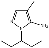 2-(1-ETHYL-PROPYL)-4-METHYL-2H-PYRAZOL-3-YLAMINE 结构式