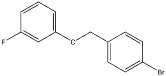 4-BROMOBENZYL-(3-FLUOROPHENYL)ETHER 结构式