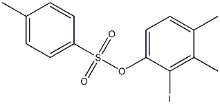 3,4-DIMETHYL-2-IODOPHENYL P-TOLUENESULFONATE 结构式