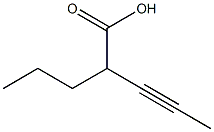 2-PROPYL-3-PENTYNOIC ACID 结构式